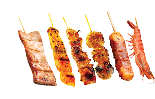 Menu 31 : 6 Brochettes Mixtes