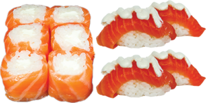 Menu 7 : Sushi & Saumon Roll