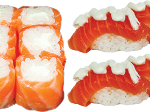 Menu 7 : Sushi & Saumon Roll