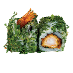 Green Roll Crevette Tempura, Avocat, Concombre