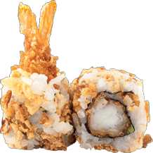 Crispy Oignon Roll Crevette tempura avocat