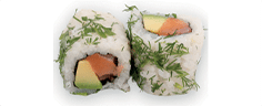 Green Roll Saumon, Avocat, Concombre