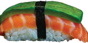 Sushi Saumon Avocat ( 2pcs )