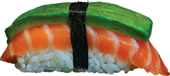 Sushi Saumon Avocat ( 2pcs )